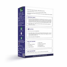 Indus Valley BIO Organic Indigo leaf Powder (100gm,pack of 2)