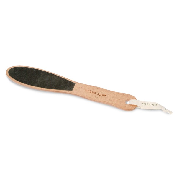 Urban Spa Wooden Foot File for Calluses, Pedicures, Heels and Toes