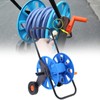 01 Hose Reel Cart, Hand‑Push Garden Hose Reel Cart Portable