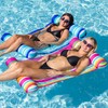 2 Pack Inflatable Pool Float Hammock, Multi Purpose Swimming Raft,