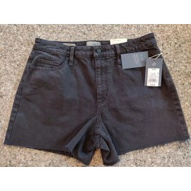 Universal Thread Women's High-Rise Vintage Midi Jean Shorts - Universal Thread - Black Size 10
