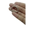 50 Pack of Metal D Rings Heavy Duty 3/4 Inch