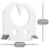 com-four® 6 x Locking Plates for Vole Pliers Trap -