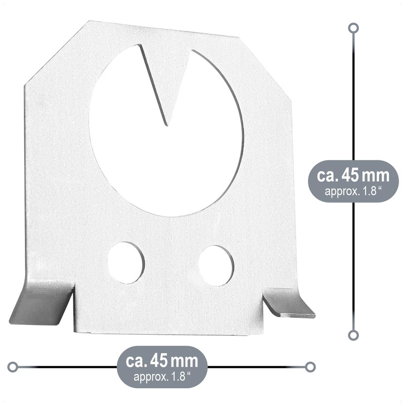 com-four® 6 x Locking Plates for Vole Pliers Trap -