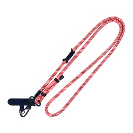 YEJAHY Handy Lanyard, Einstellbar Handykette Abnehmbar, Handyhülle Kette Lanyard, Verstellbares Handyband Kordel, Umhängen Schlüsselband, Ohne Hülle (Rot Rosa)