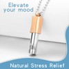 BOLAGTIER Anxiety Whistle Frequency Healing Devices Mindfulness Breathing Necklace Meditation
