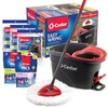 O-Cedar System Easy Wring Spin Mop & Bucket with 3