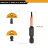 HARFINGTON 5pcs T8 Torx Head Screwdriver Bit 2" (50mm) Long