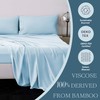 Viviland Cooling Queen Sheets, Bamboo Viscose with Elastic Corner Straps,