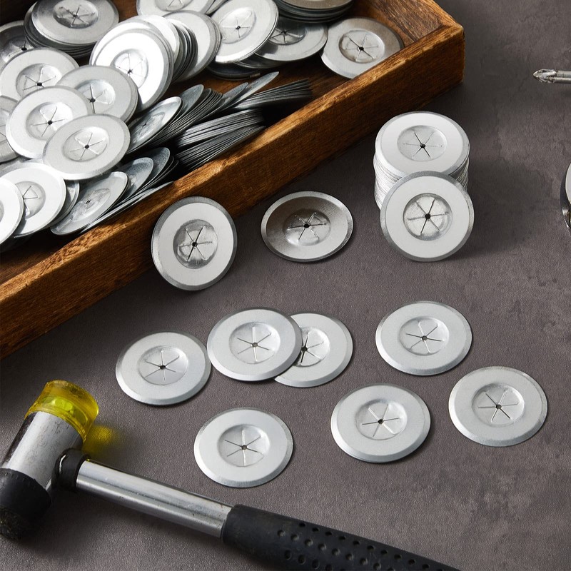 1.5 Inch Perforated Insulation Pins Self Locking Washers Flat Washer