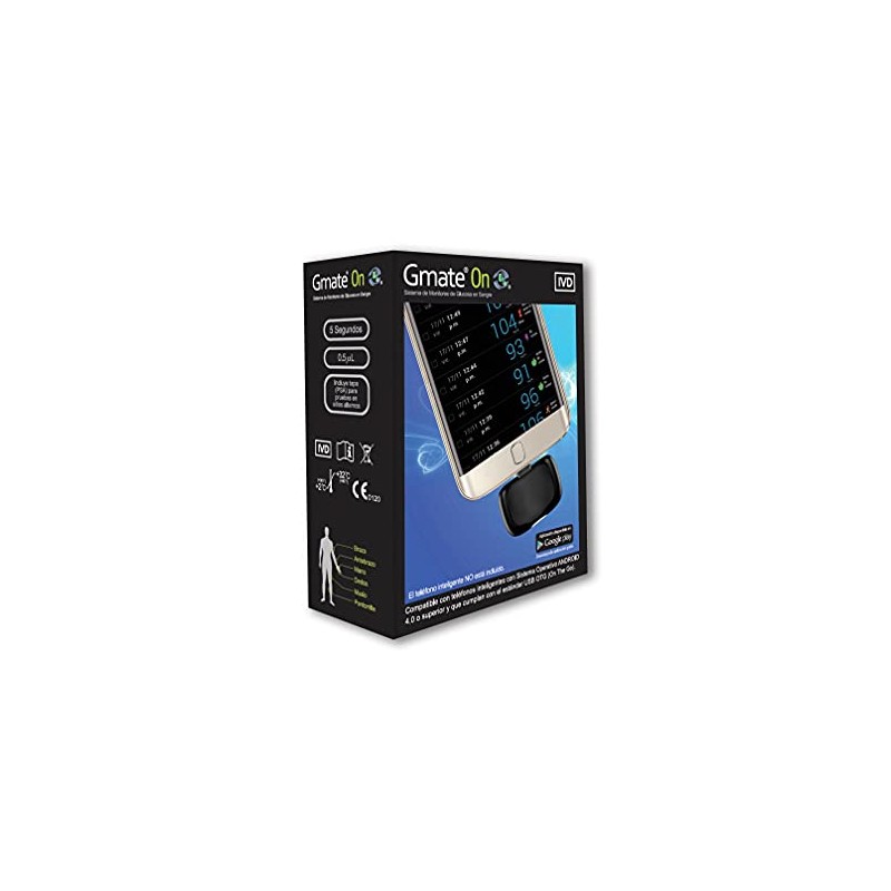 Glucometro GMATE ON - Medidor de glucosa para Android