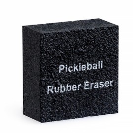 Pickleball Paddle Eraser, Best Carbon Fiber Pickle Ball Racket Cleaner, Fast & Easy Rubber Bar to Remove Ball Residue, Dirt, & Minor Scrapes, Scratches (1PCS)