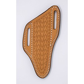 Top Hand Gear Leather Pancake Crossdraw Knife Sheath, Fixed Blade, Large