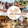 Weemium Disposable Wooden Cutlery Set - 300 Count (100 Forks,