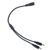 Litever Power Splitter, 2 Way, 1 Female Jack to 2