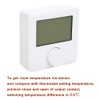 Temperature Controller, 2 Wire Room Thermostat Heating Thermostat Digital Thermostat
