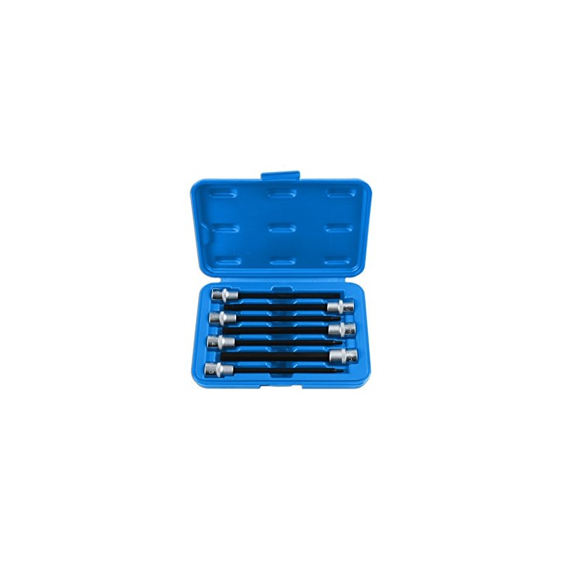 Laser 6995 Extra Long Hex Socket Bit Set 3/8"D 7pc
