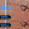 SS304 Antenna Wall Mount 16 Inch Tall Heavy-Duty Stand Off
