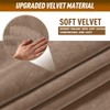 BXFUL Sofa Seat Covers Stretch Velvet Sofa Seat Cushion Covers