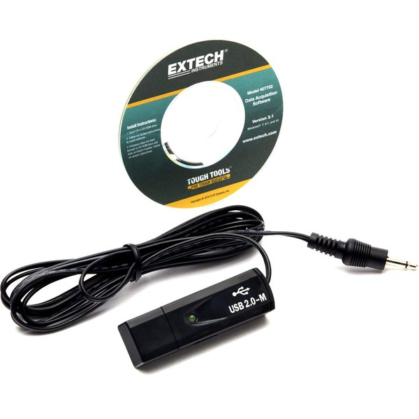 Extech 407752 Software and Cable for Extech Model 407750 Sound Level Meter
