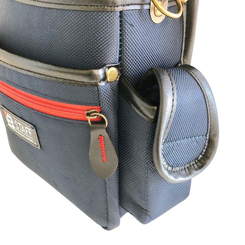 B-STAFF KN-10 Waist Bag for Electricians, Small, 2 Tiers