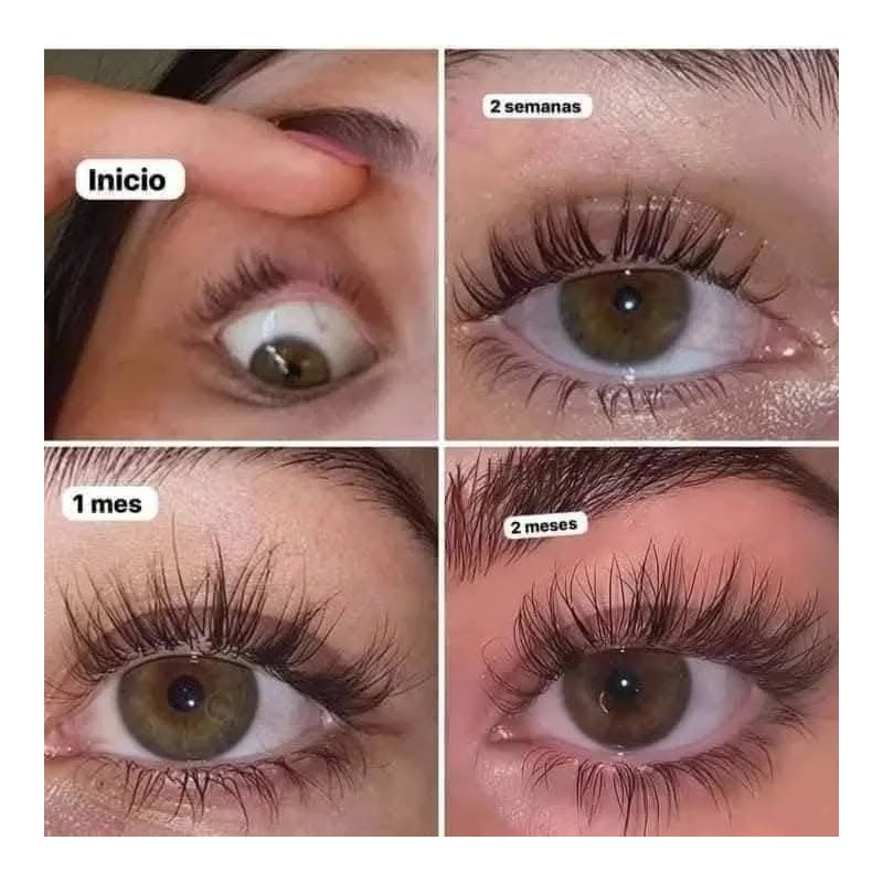 Máscara De Pestañas Doble Lahs+serum Con Capixyl/ Farmasi Negro