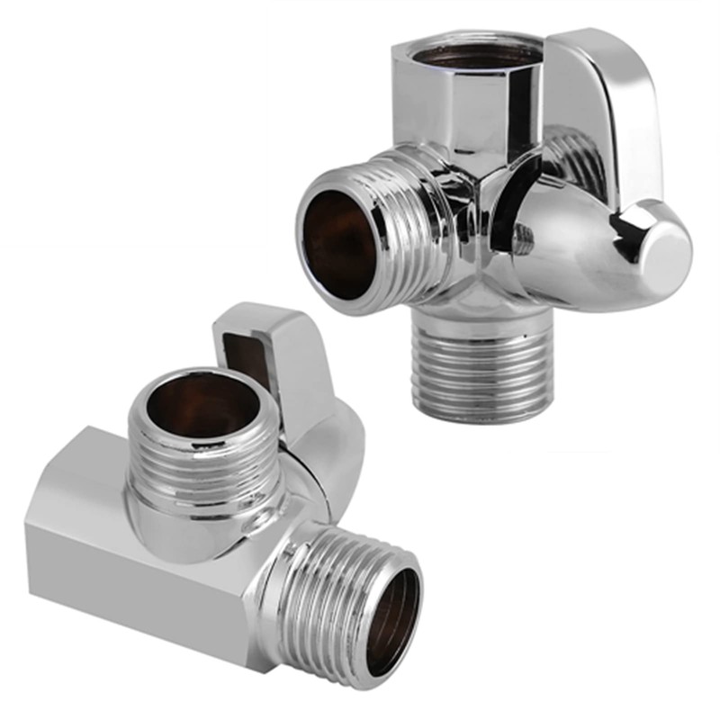 Válvula Desviadora de Cabezal de Ducha G1/2", Válvula Adaptadora en