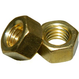 Fastenere Solid Brass Machine Screw hex nuts 5/16-18 Qty 50