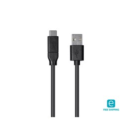 Monoprice Select Series 2.0 USB-C to USB-A 3A 480 Mbps 0.5m (1.6ft) Black