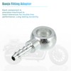 QUARKZMAN 2 x Hollow Screws Hose Nozzle 10 mm Diameter
