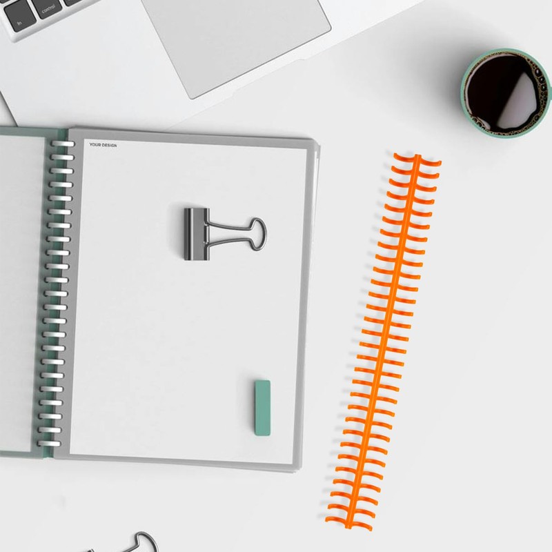 Tabanzhe Binding Spines-10PCS Binding Spine Combs 30 Holes Plastic Click