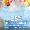 Glad ForceFlex MaxStrength Tall Kitchen Drawstring Trash Bags, 13 Gallon,