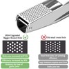 AYADA Garlic Press, Stainless Steel, Square Hole Design, Dishwasher Safe,