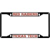 NCAA Black License Plate Frame (Texas TECH RED Raiders)