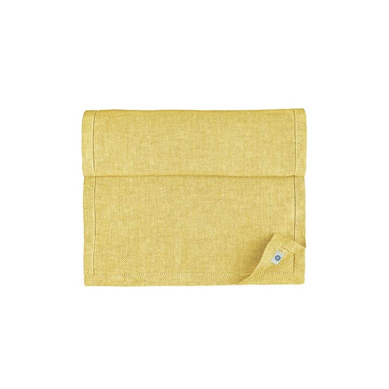 Linen & Cotton Scandi Luxury Hemstitched Table Runner, 100% Linen