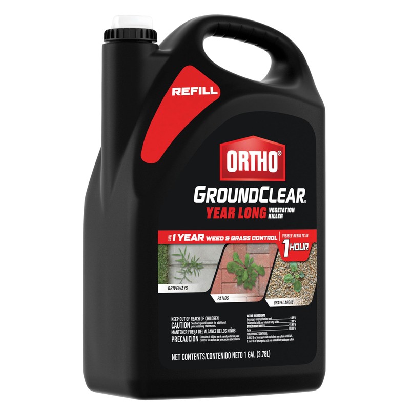 Ortho GroundClear Year Long Vegetation Killer Refill, Kills and Prevents