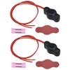 SING F LTD 2 Sets Waterproof Push-Button Switch Kit 12V