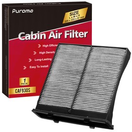 Puroma Cabin Air Filter with Activated Carbon, Replacement for CP930, CF10930, CAF1869P, Subaru: 72880-FG000, Compatible with Crosstrek, Forester, Impreza, WRX, WRX STI, XV Crosstrek