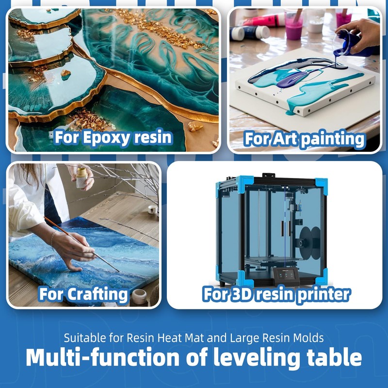 Resin Leveling Table for Epoxy - 16''x 12'' Resin Leveling