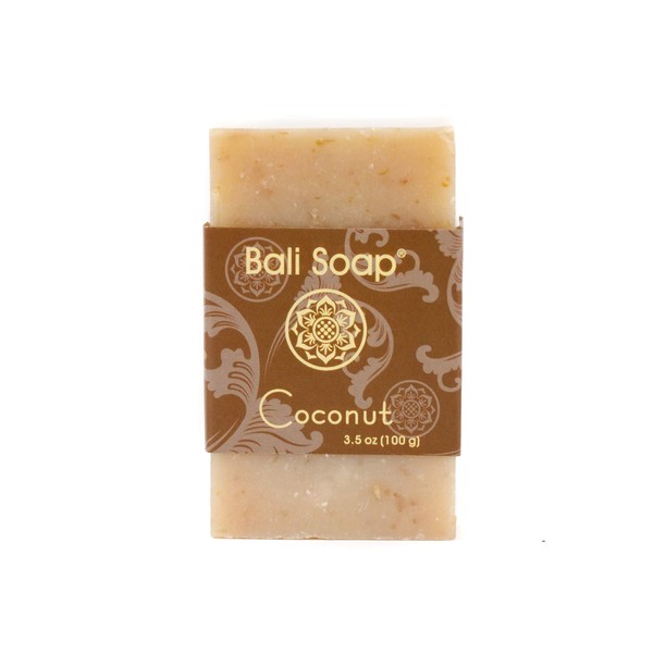 Bali Soap - Coconut Pack of 12, Natural Soap Bar, For Women, Men & Teens, Face or Body, Best for All Skin Types, 3.5 Oz each