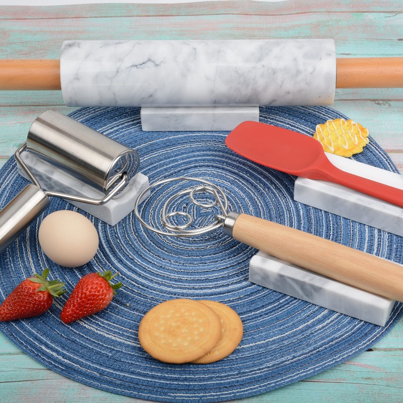 Marble Rolling Pin Holder,Rolling Pin Display Rack,Suitable for Storing Rolling