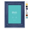 LaVie Home 5x7 Picture Frames (3 Pack, Bule) Rustic Photo