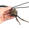 Coolla Bolo Tie Handmade Western Cicada Pendant for Women Men