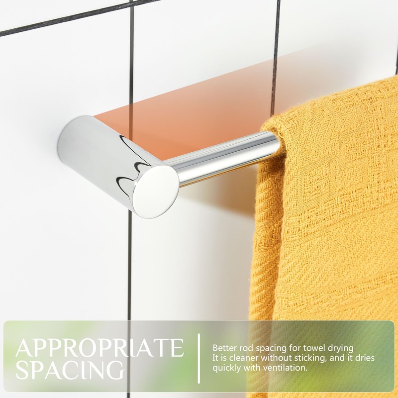 KOKOSIRI Towel Bars for Bathroom Wall Mounted 20'' Towel Rack