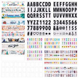 Light Box 16 Colors Changing LED Light Box with 351 Labels and 2 Markers for Home Bedroom Office Decoration