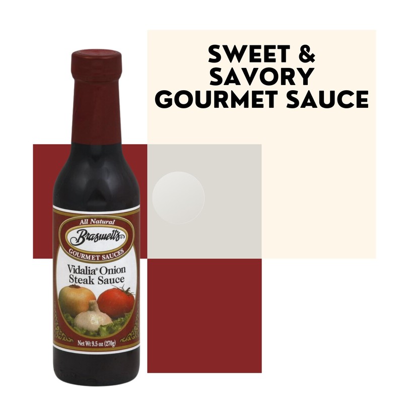 Braswell's Vidalia Onion Steak Sauce 9.5 Oz