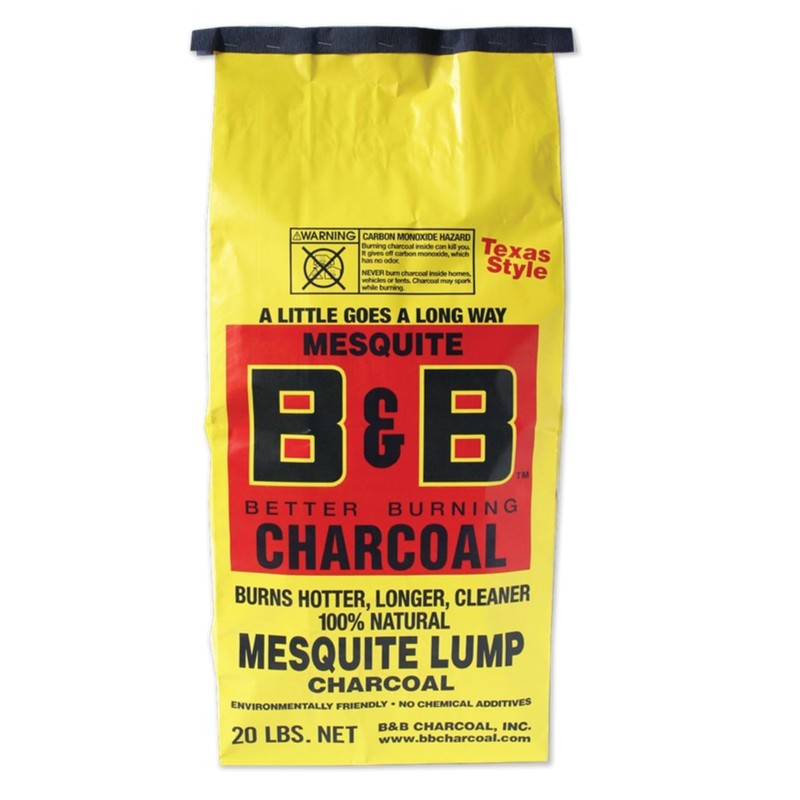 B&B Charcoal Mesquite Lump Charcoal