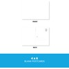 Home Advantage 50 Pack Blank Plain White 4x6 Postcards with