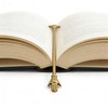 khtumeware 100%-Solid Brass 1 Pack Brass Hand Book Mark -