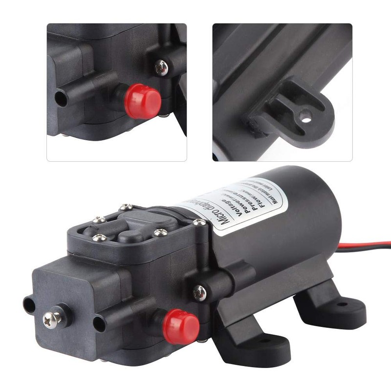 Micro Diaphragm Pump, 24V 60W Mini Electric Water Pump 5L/m